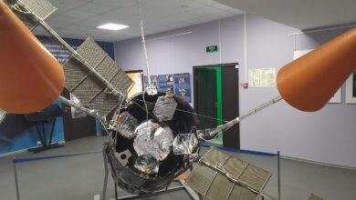 communications satellite orbiting earth providing internet coverage