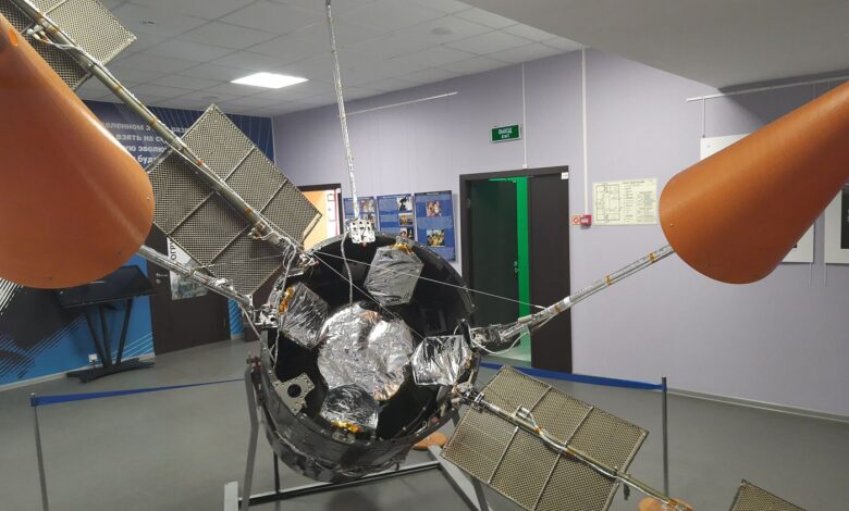 communications satellite orbiting earth providing internet coverage
